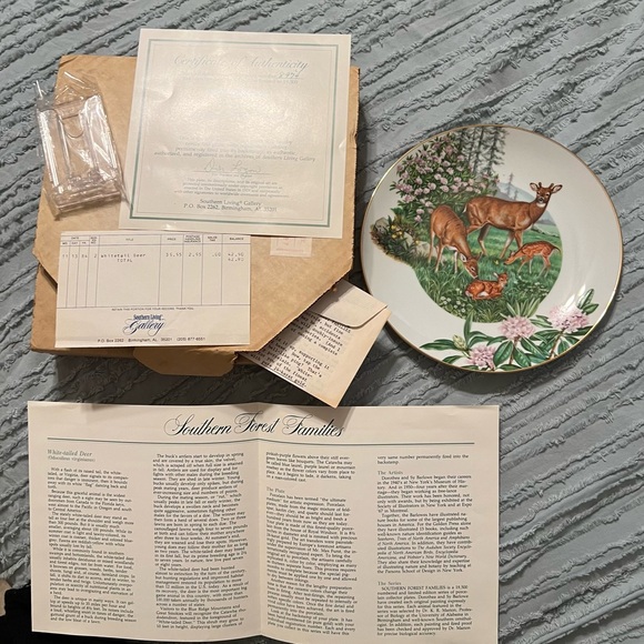 “White-tailed Deer” plate number 8974, by Sy and Dot Barlow - Picture 5 of 6